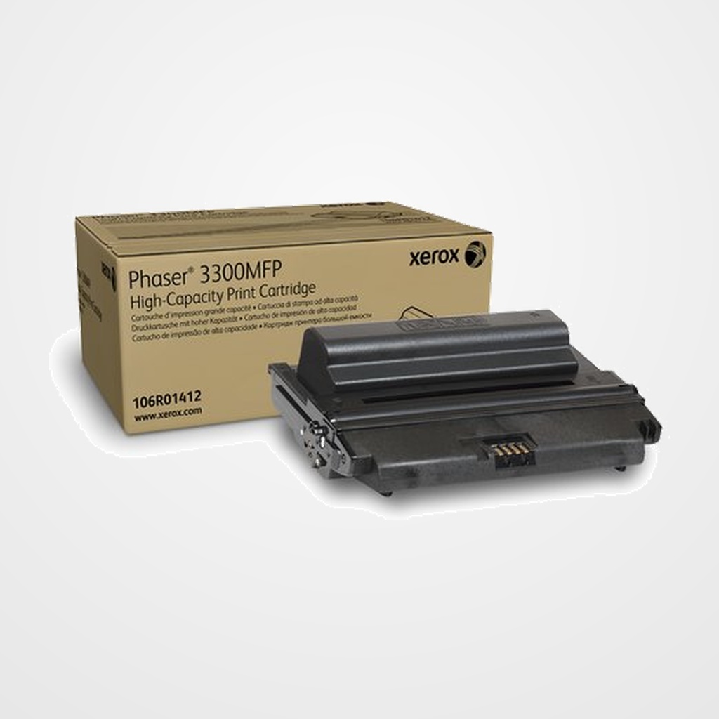 TONER XEROX 106R01412 NEGRO PHASER 3300MFP/3300MFPV/X (8.000 PÁG.)