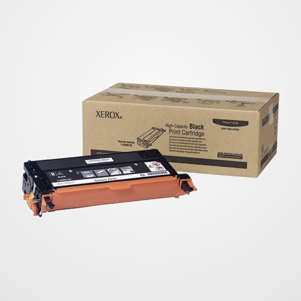 TONER XEROX 113R00726 PHASER 6180 NEGRO (8.000 PÁG.)