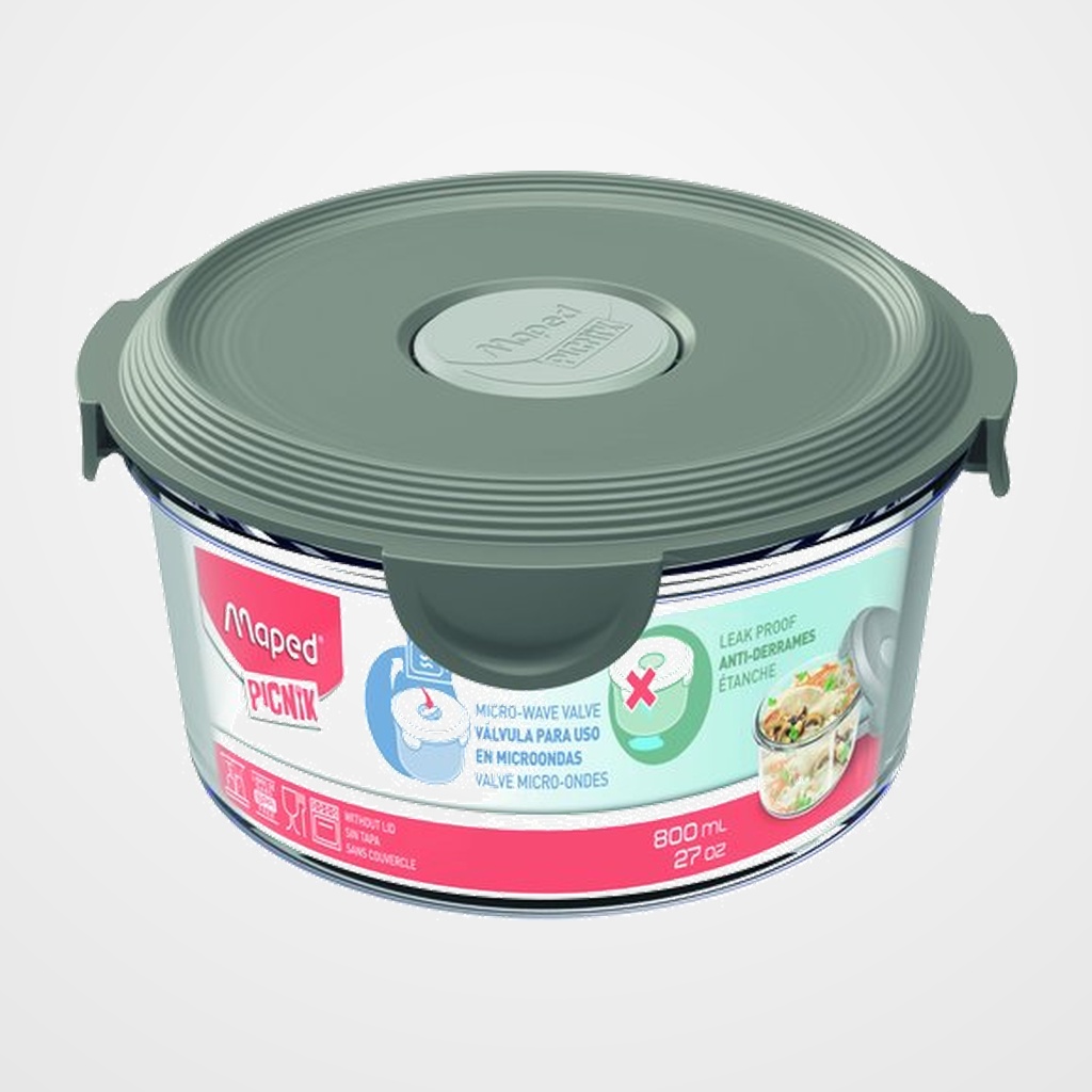TUPPER MAPED PICNIK CRISTAL REDONDO