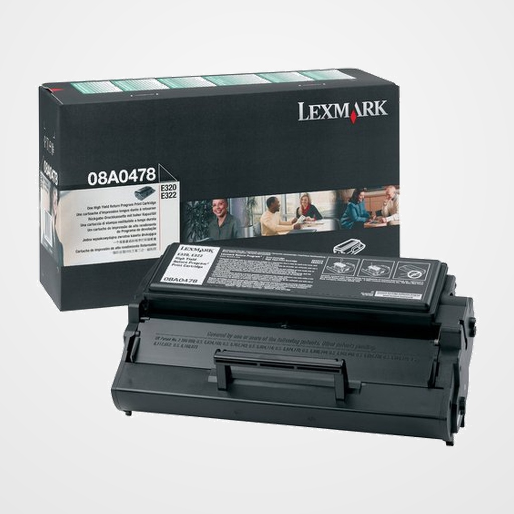 UNID.IMPRESION LEXMARK 08A0478 NEGRO E320/322 RETB. A.R. (6.000 PAG.)