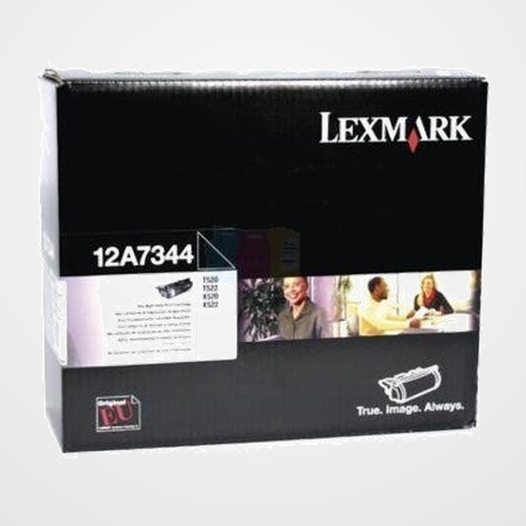 UNID.IMPRESION LEXMARK 12A7344 NEGRO T520/522 CORP.RETB. A.R. (20.000 PAG.)
