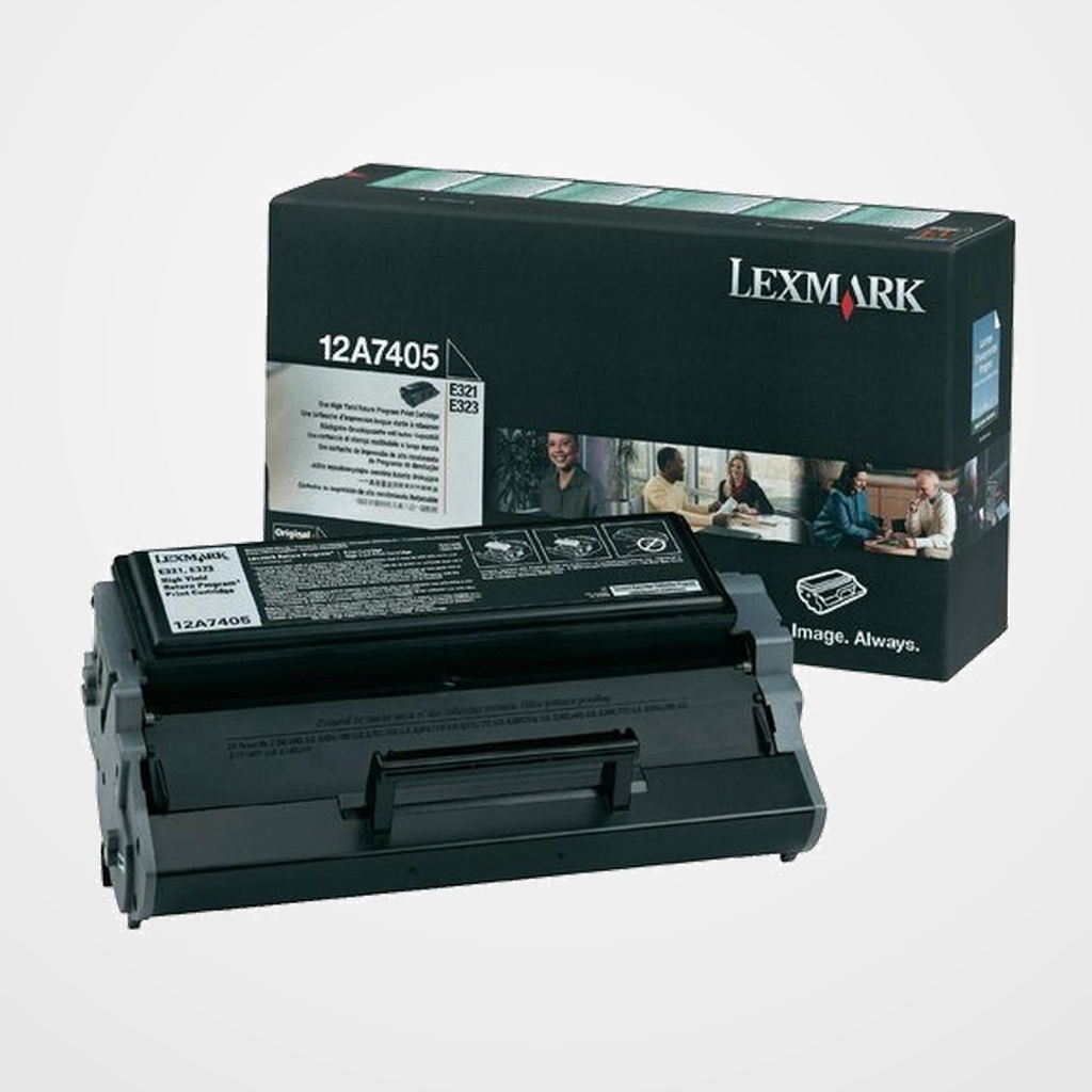 UNID.IMPRESION LEXMARK 12A7405 NEGRO E321/323 RETB. A.R. (6.000 PAG.)