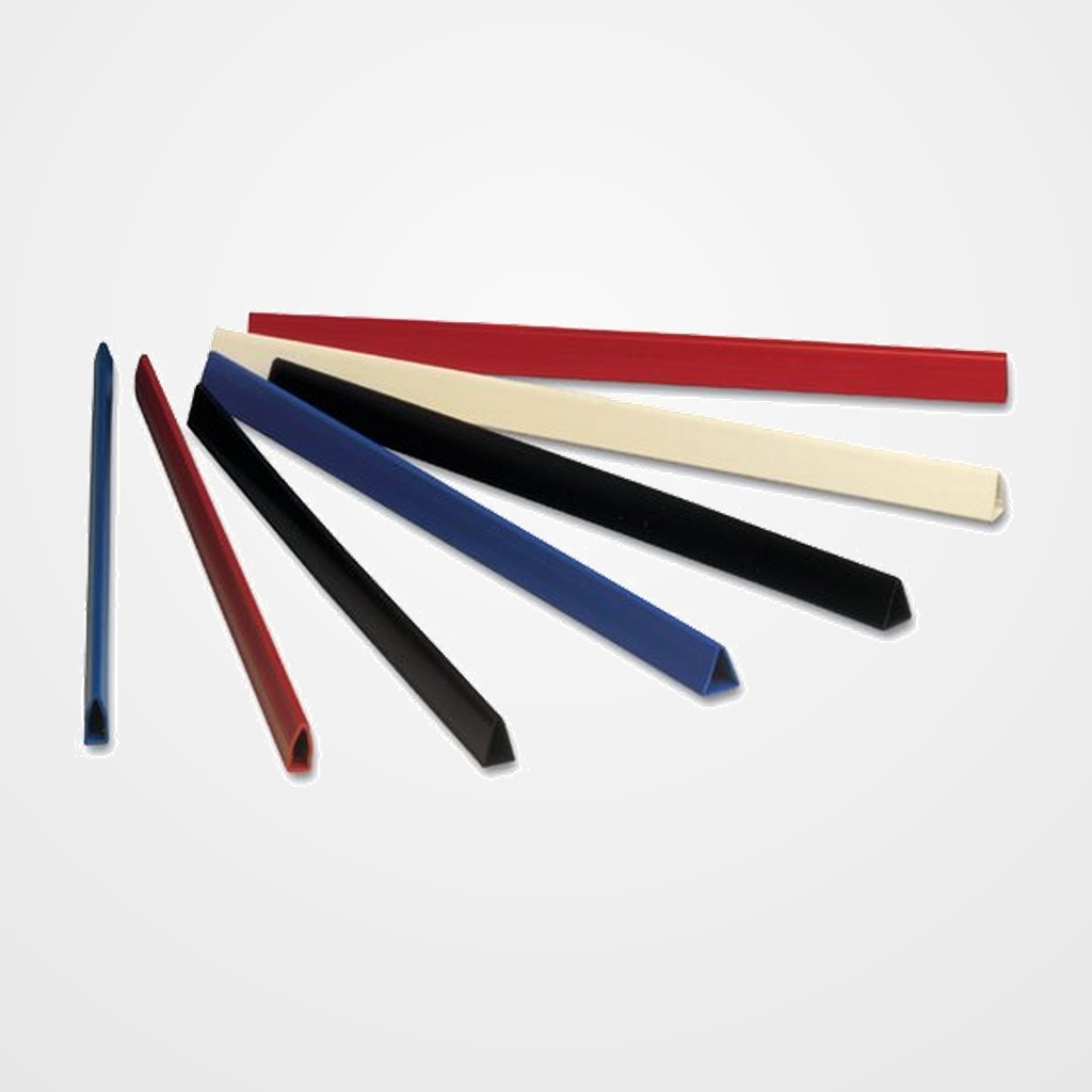 VARILLA para DOSIERES APLI A4 10mm AZUL CAJA DE 50