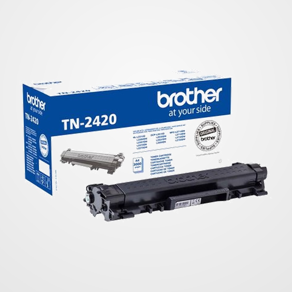 TONER BROTHER TN-2420 DCP-L2510/L2530/L2550/HL-L2350/L2370/L2375/MFC-L2710/L2713/L2730/L2750 NEGRO (3.000 PÁG.)