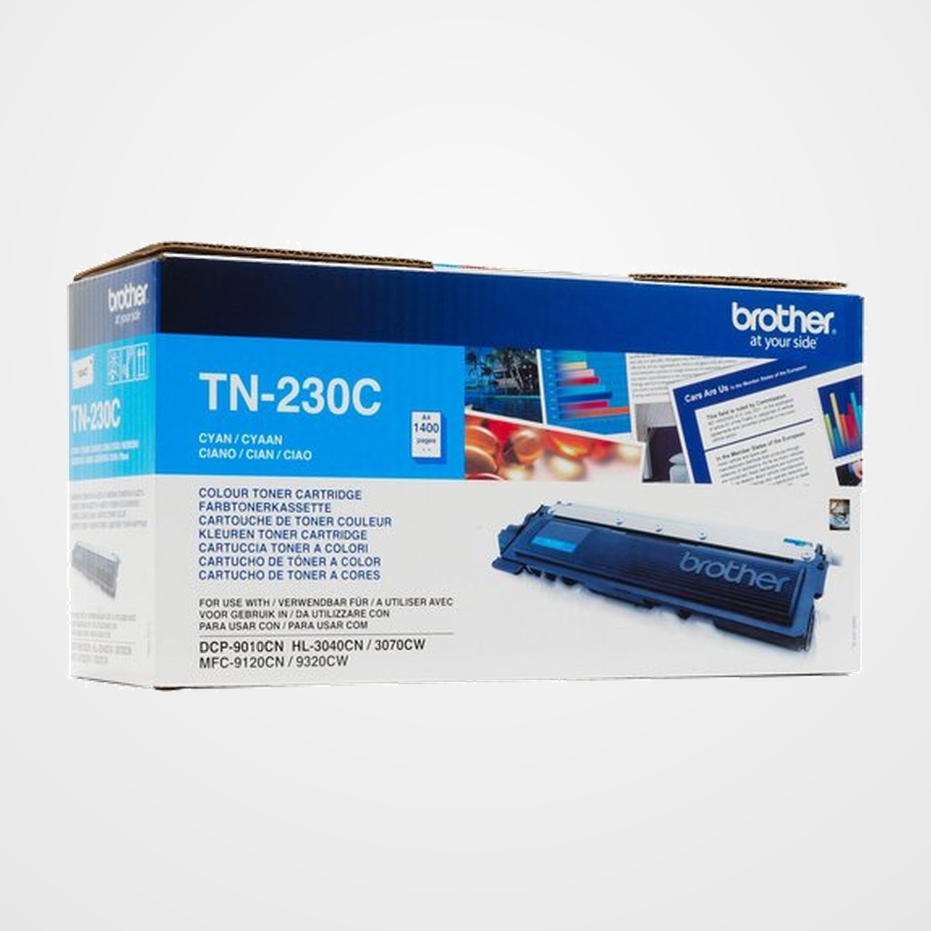 TONER BROTHER TN-230C DCP-9010CN, MFC-9120CN/9320CN/9320CW, HL-3040CN/3040CW/3070CW CIAN (1.400 PÁG.)
