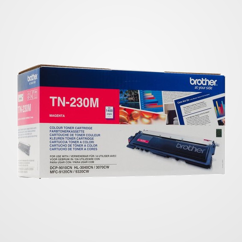 TONER BROTHER TN-230M DCP-9010CN, MFC-9120CN/9320CN/9320CW, HL-3040CN/3040CW/3070CW MAGENTA (1.400 PÁG.)