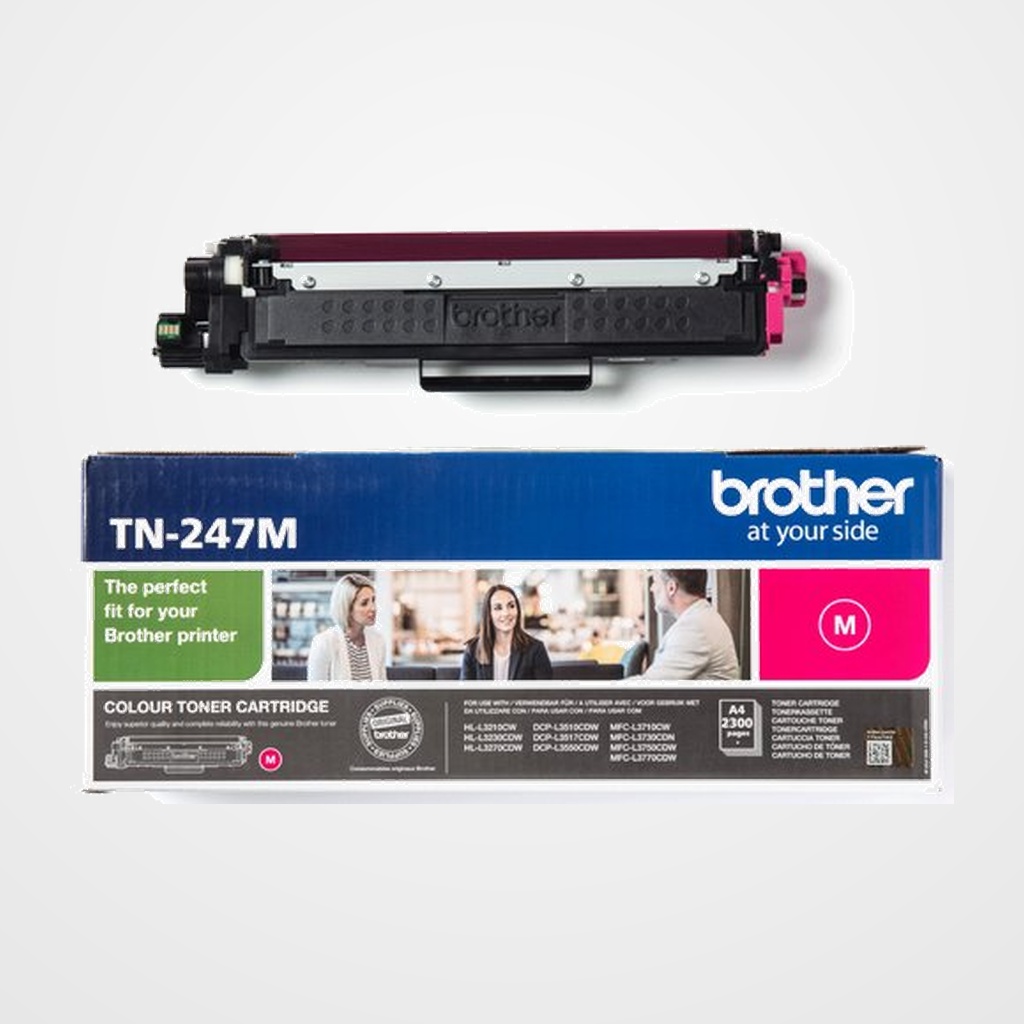 TONER BROTHER TN-247M HLL3210CW/3230CDW/3270CDW/DCPL3510CDW/3550CDW/MFCL3710CW/3750CDW/3770CDW MAGENTA (2.300 PAG.)