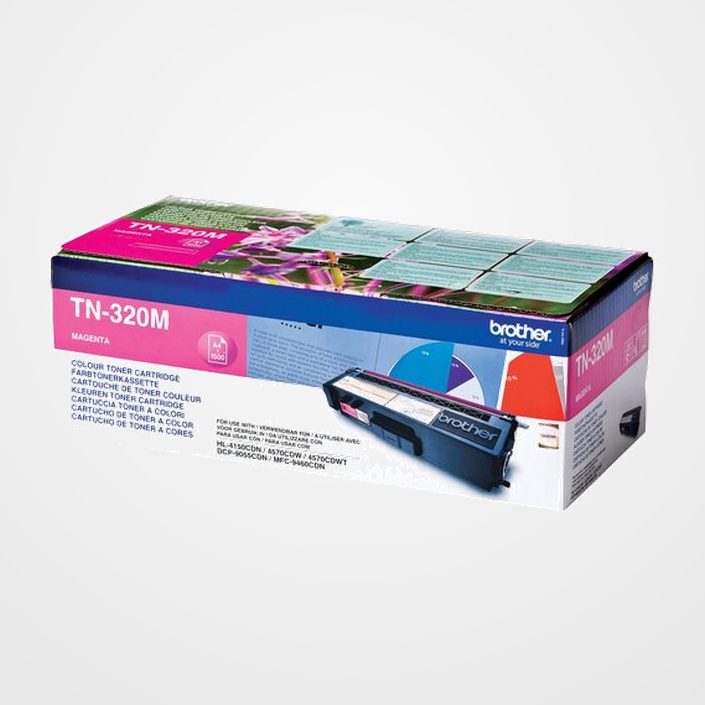 TONER BROTHER TN-320M MAGENTA HL-4150CDN/4570CDW DCP-9055DCDN (1.500 PÁG.)