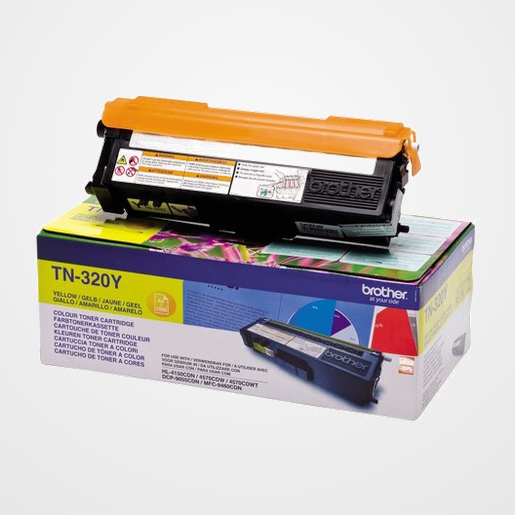 TONER BROTHER TN-320Y AMARILLO HL-4150CDN/4570CDW DCP-9055DCDN (1.500 PÁG.)
