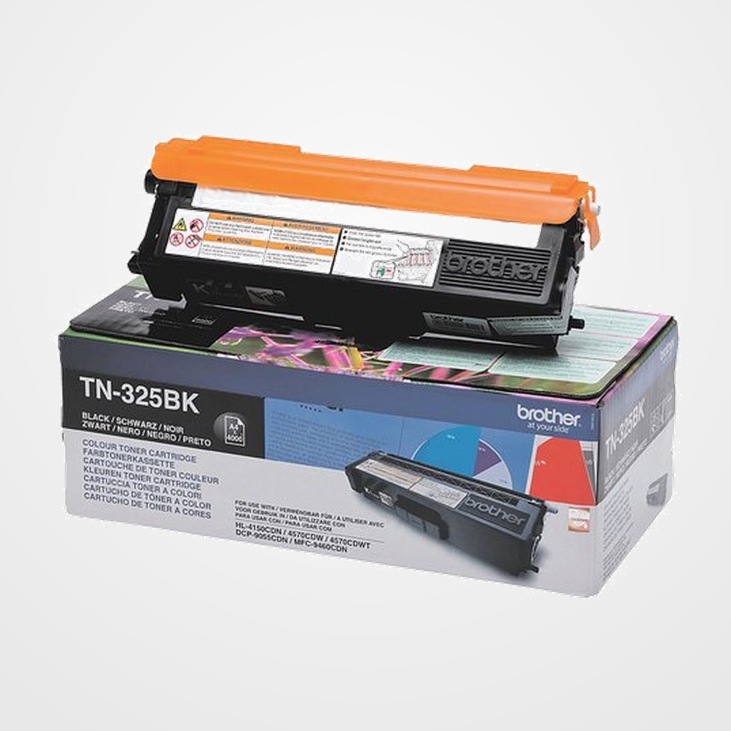 TONER BROTHER TN-325BK HL-4150CDN/4570CDW/4140CN, DCP-9055DCDN, MFC-9970CDW/9465CDN NEGRO (4.000 PÁG.)