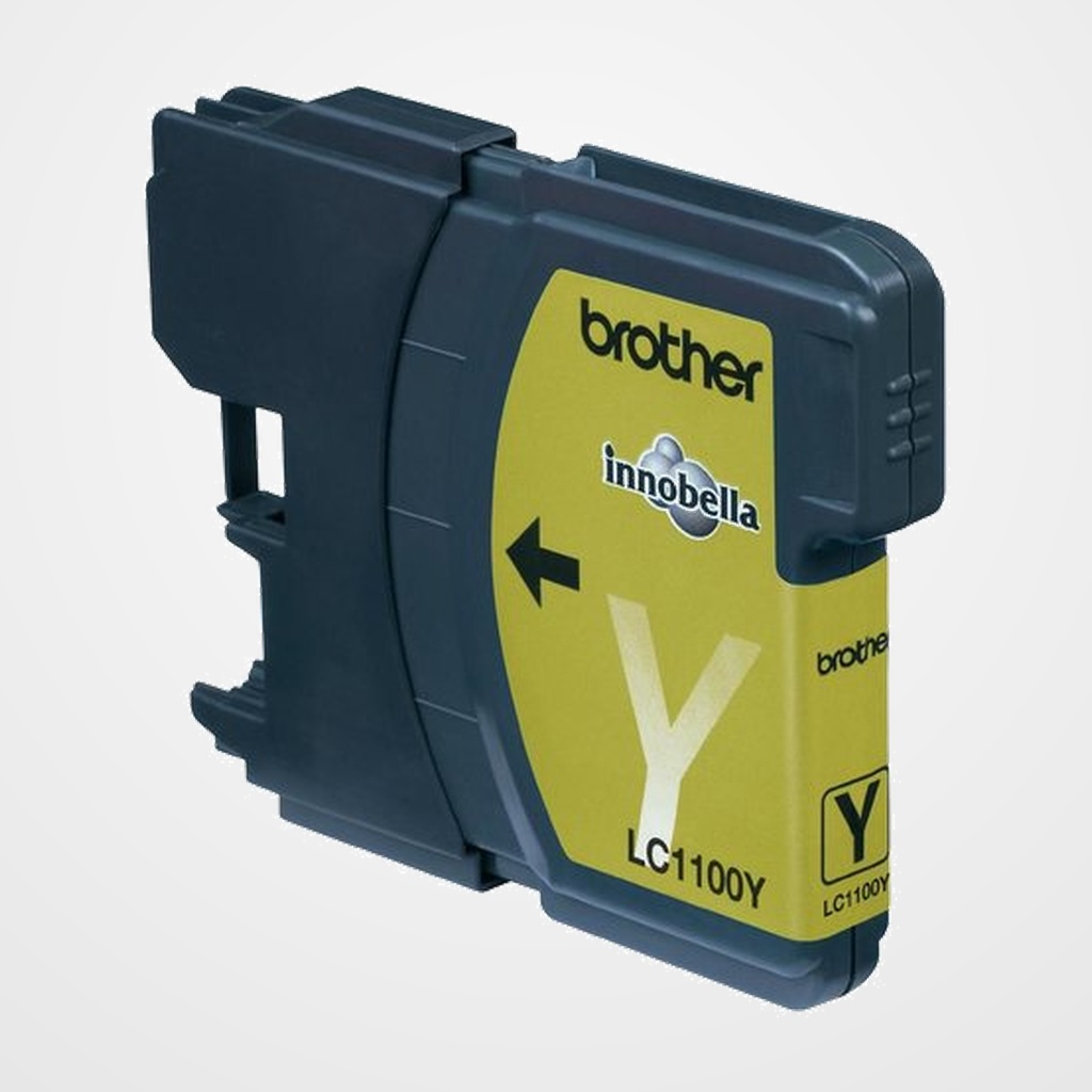 CART.IJ. BROTHER LC 1100Y AMARILLO MFC-6490CW/490CW/990CW/790CW/5890CN/5490CN/DCP-385C/6690C/585CW (325 PAG.)