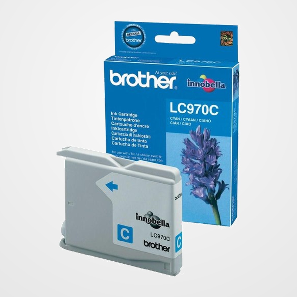 CARTUCHO INKJET BROTHER LC 970C CIAN MFC-135/150/235/260 (300 PAG.)