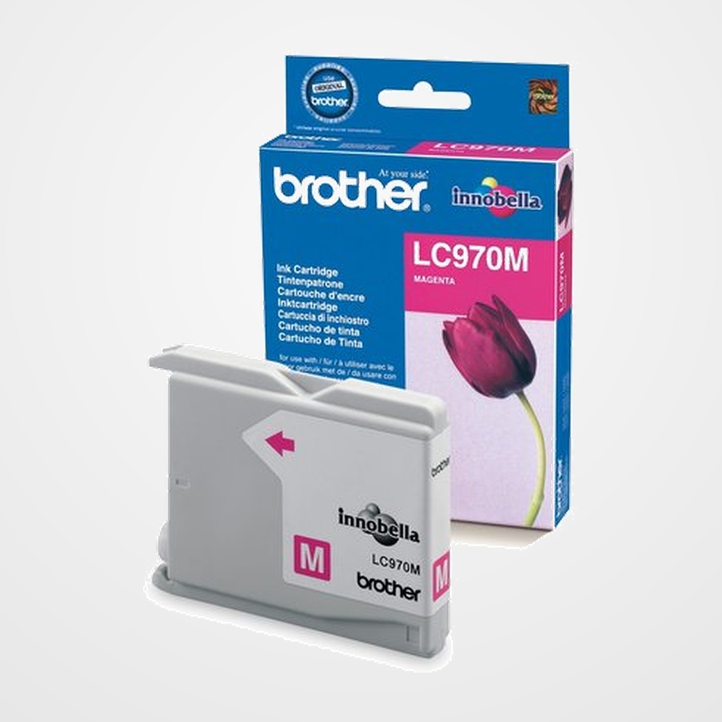 CARTUCHO INKJET BROTHER LC 970M MAGENTA MFC-135/150/235/260 (300 PAG.)