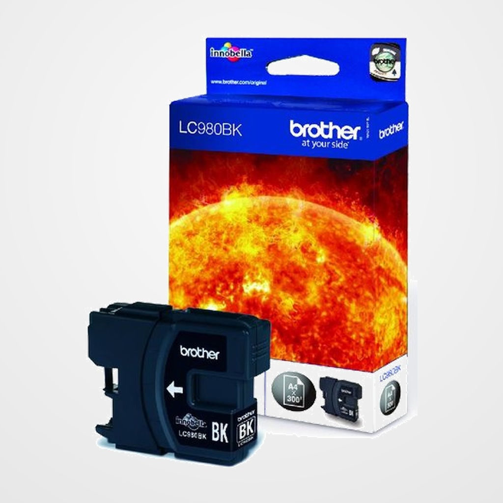 CARTUCHO INKJET BROTHER LC 980BK NEGRO DCP-145C/DCP-165C (300 PAG.)