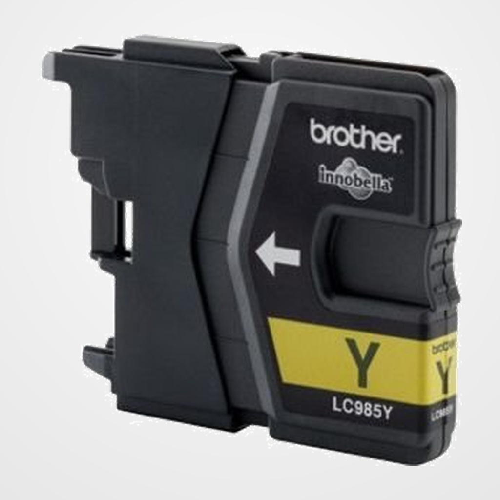 CARTUCHO INKJET BROTHER LC-985YBP AMARILLO DCP-J125/J315W MFC-J265W/J410/J415W (260 PAG.)