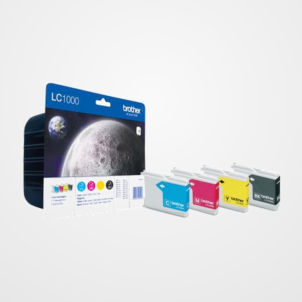 RAINBOW PACK BROTHER LC1000VALBP MFC/DCP-130C/330C/350C/540CN/750CW/240C/440CN/465C/660CN/845CW MFC- 5460CN/5860CN (500 PÁG.)