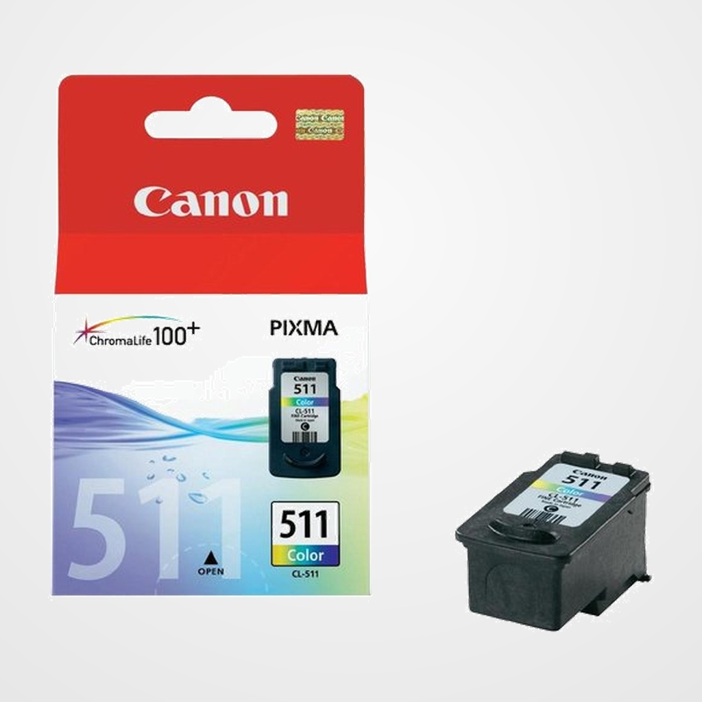 CARTUCHO INKJET CANON CL511 COLOR PIXMA MP240/260/480 (2972B001)