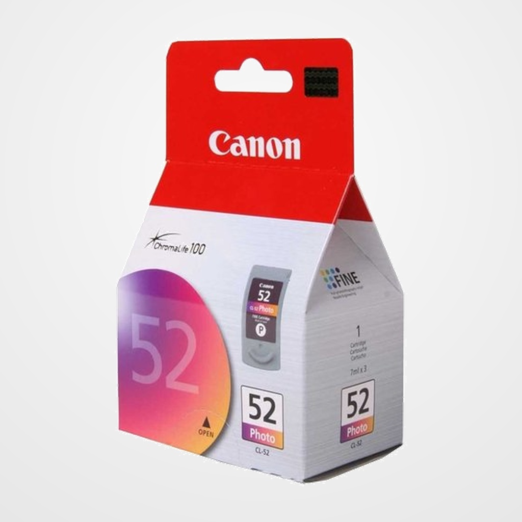 CARTUCHO INKJET CANON CL52 TINTA PHOTO COLOR IP6210D/6220D (0619B001AA)