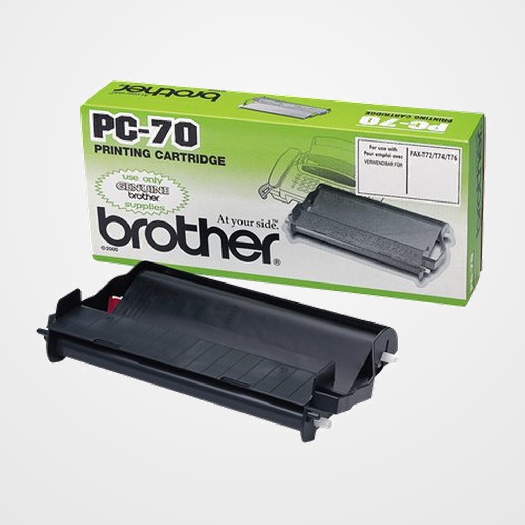 CONS. TTR BROTHER PC 70 FAX T7X/8X/9X CARTUCHO Y BOBINA (144 PAG.)