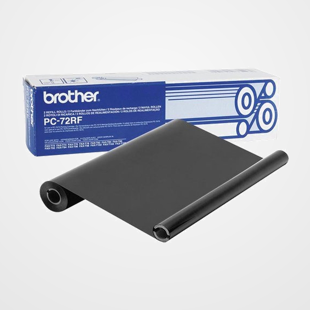CONS. TTR BROTHER PC 72RF FAX T104/7X/8X/9X RECAMBIO 2 BOBINAS (144 PAG.X2)