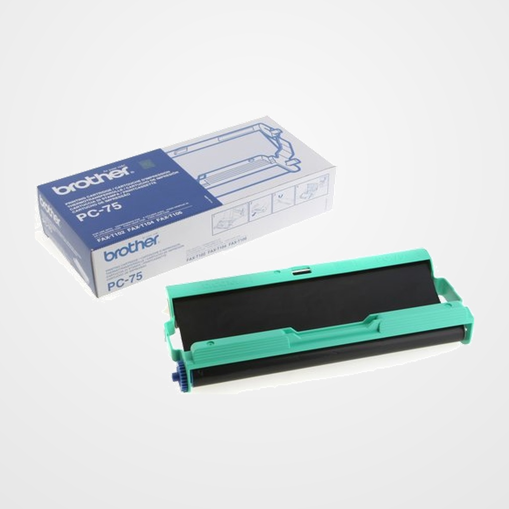 CONS. TTR BROTHER PC 75 FAX T104/106 CARTUCHO Y BOBINA (144 PAGINAS)
