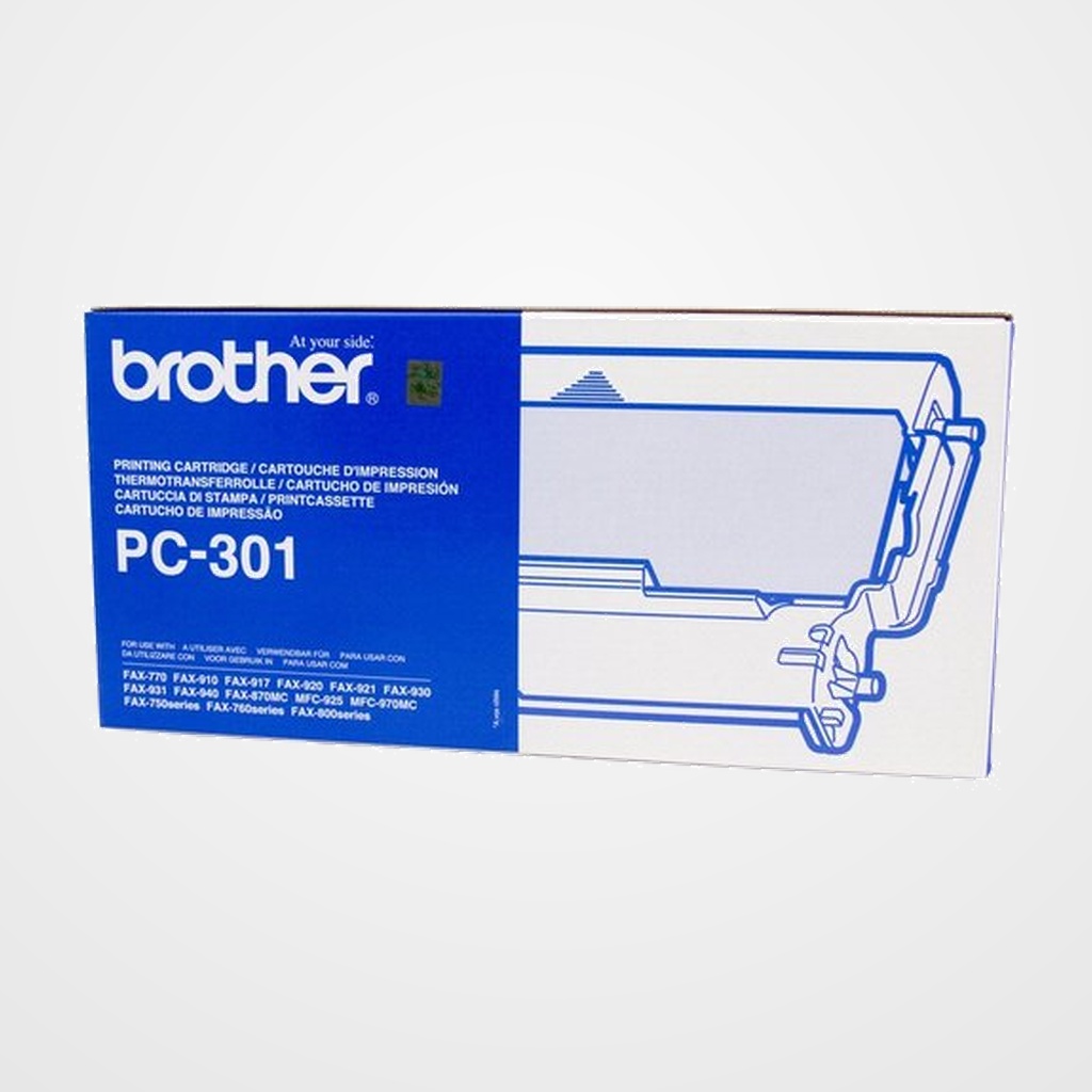 CONS. TTR BROTHER PC301 FAX 921/931 CARTUCHO Y BOBINA FAX (235 PAG.)
