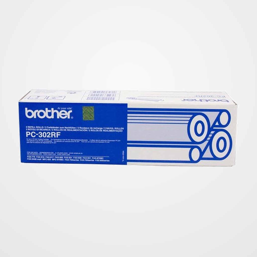 CONS. TTR BROTHER PC302RF FAX 921/931 RECAMBIO 2 BOBINAS (235 PAG.X2)