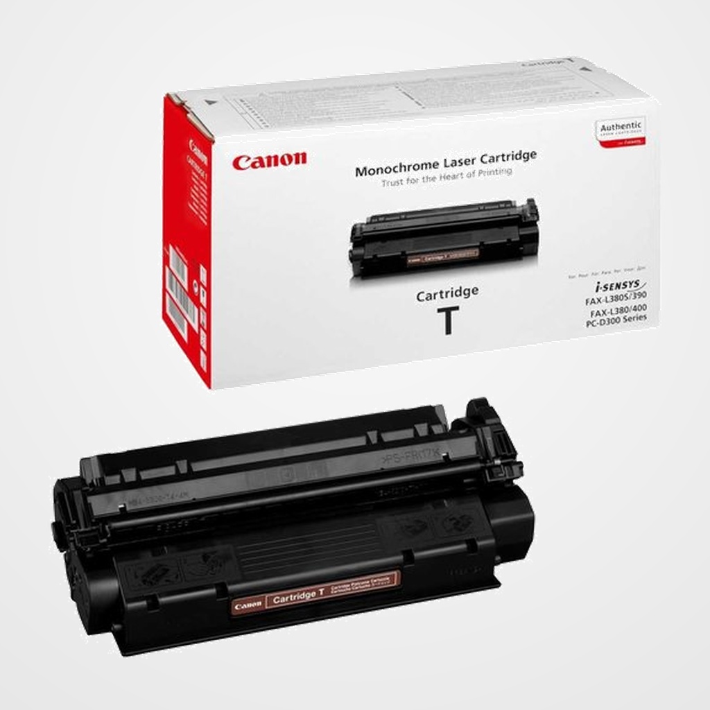 TONER CANON CRG T NEGRO SMART BASE PCD320/340 FAX LASER L380/390/400 (7833A002AA)