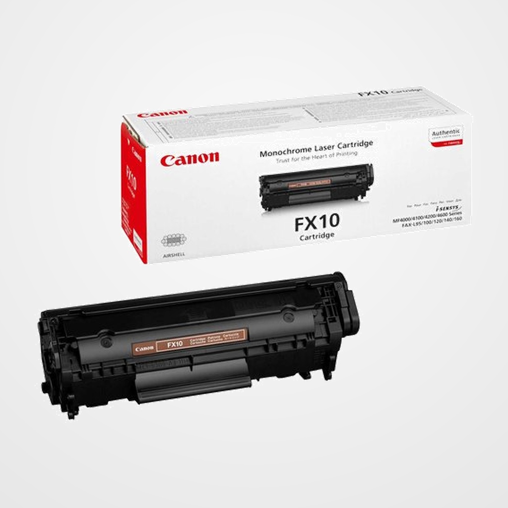 TONER FAX CANON FX10 i-SENSYS FAX-L140/L160, MF4018/MF4270/MF4320/MF4330/MF4340/MF4350/MF4370/MF4380 NEGRO (2.000 PAG.) (0263B002AA)