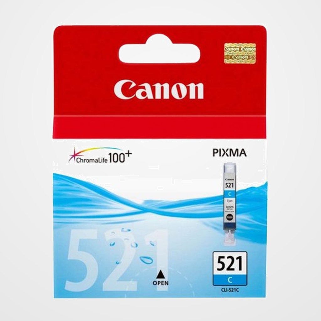 CART.IJ.CANON CLI-521C CIAN PIXMA MP-620/630/980/540/IP-3600/4600 (ref. 2934B001)