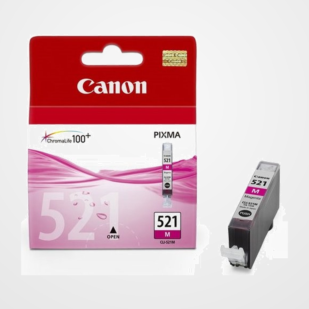 CART.IJ.CANON CLI-521M MAGENTA PIXMA MP-620/630/980/540/IP-3600/4600 (ref. 2935B001)