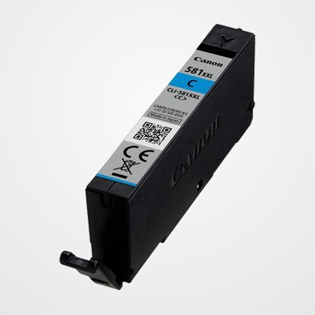 CARTUCHO INKJET CANON CLI-581CXXL PIXMA TR8550/TS6250/TS6251/TS8250/TS8251/TS8252/TS9150/TS9155/TS9550/TS9551 CIAN 830 PÁG. (1995C001)