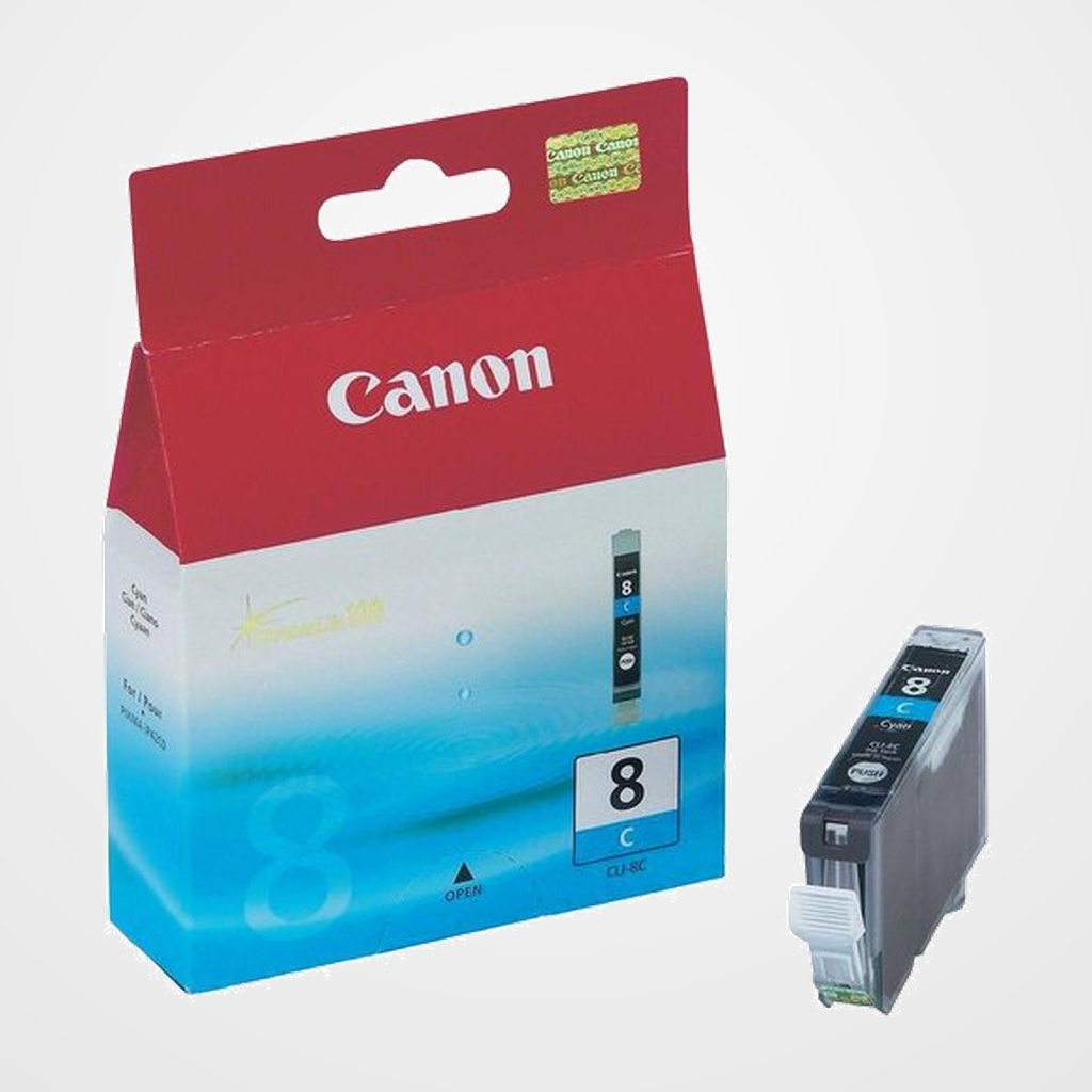 CARTUCHO INKJET CANON CLI8C DEP.TINT.CIAN IP3000/4000/5000/6000 (0621B001AA)