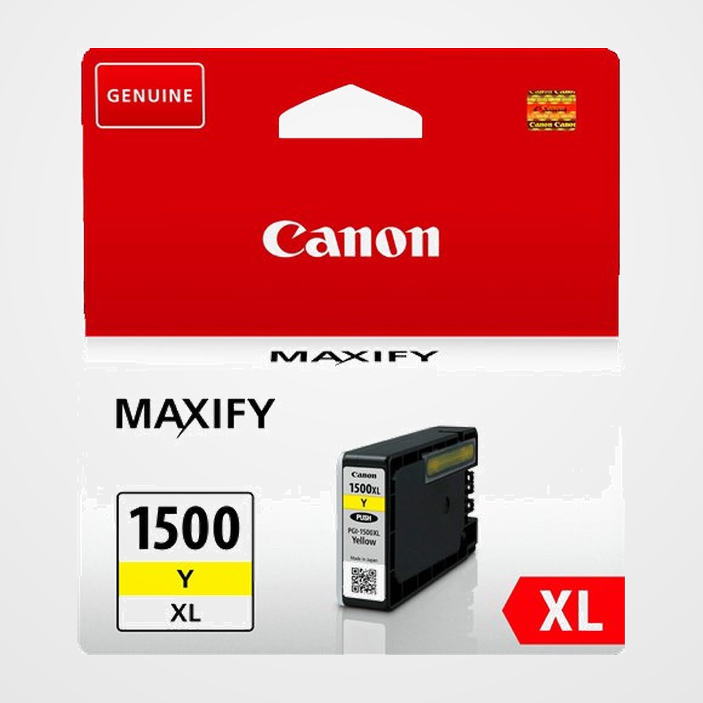 CARTUCHO INKJET CANON PGI1500XL AMARILLO MAXIFY MB2050/MB2350 (9195B001)