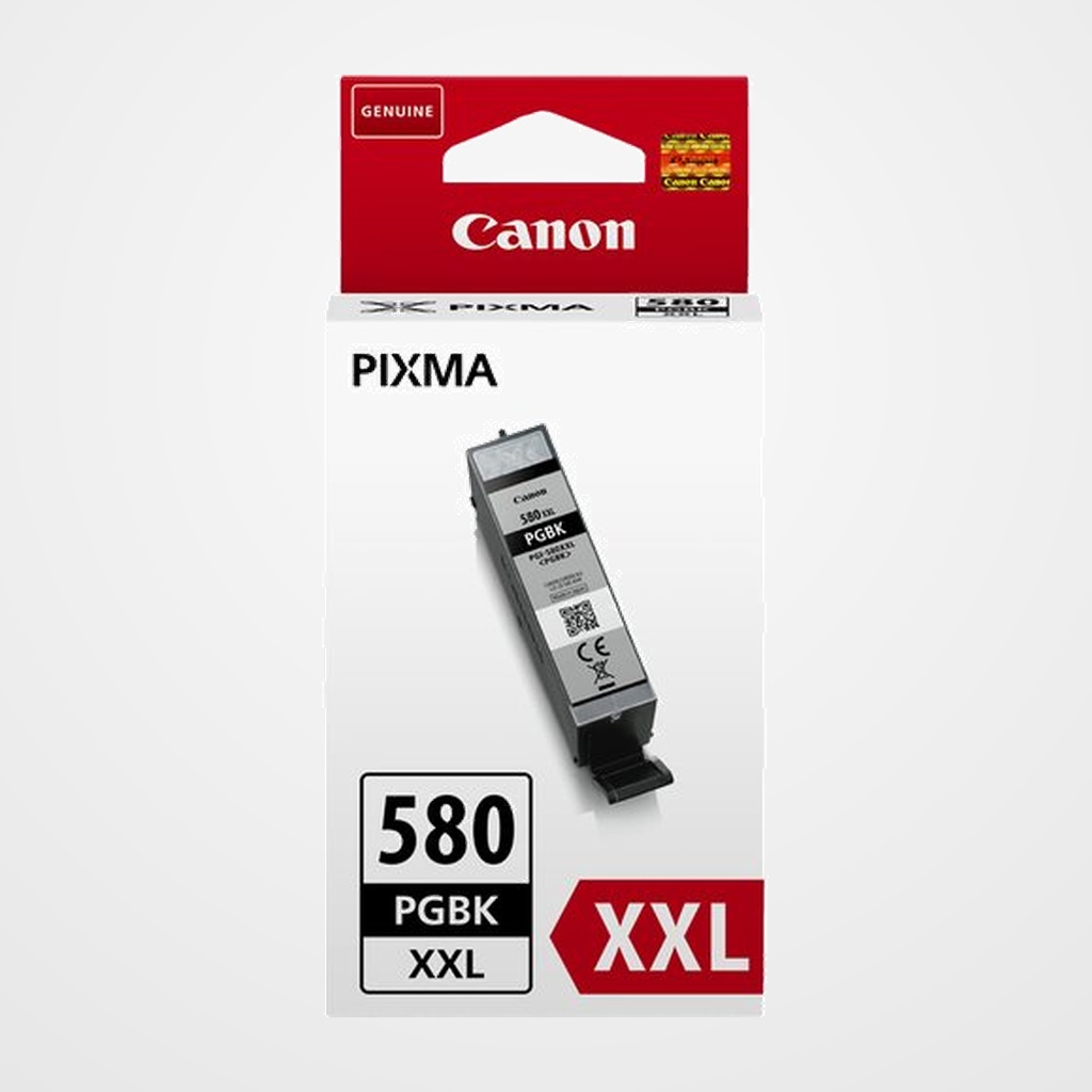 CARTUCHO INKJET CANON PGI-580XXL PGBK PIXMA TR8550/TS6250/TS6251/TS8250/TS8251/TS8252/TS9150/TS9155/TS9550/TS9551 NEGRO PHOTO 600 PÁG. (1970C001)
