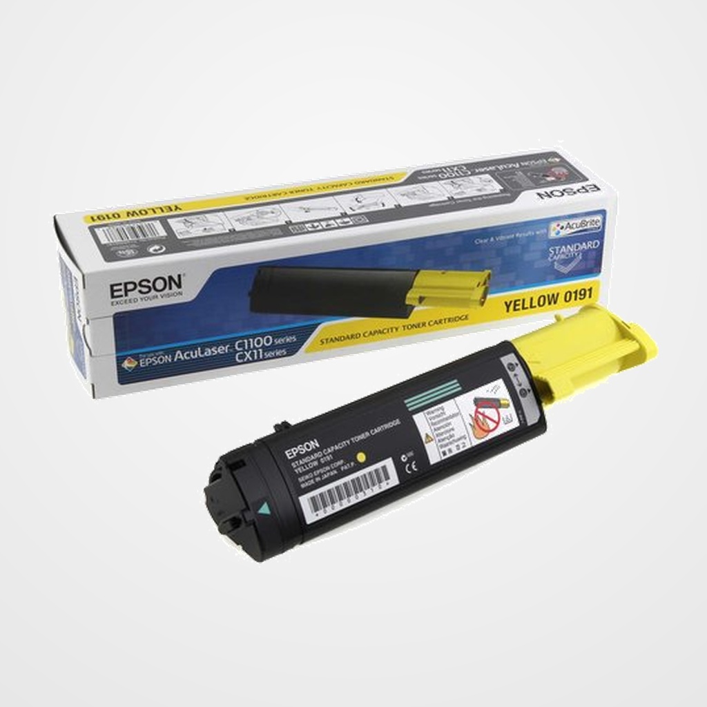 TONER EPSON S050191 ACULASER C1100/X11N AMARILLO (1.500 PÁG.)