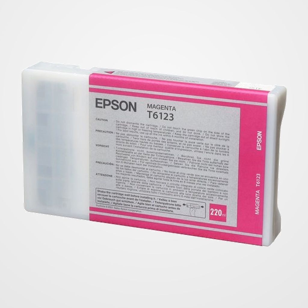 CARTUCHO INKJET EPSON  T612300 STYLUS PRO 7450/9450/7400/9400/7880/9880/7800/9800 MAGENTA 220ML