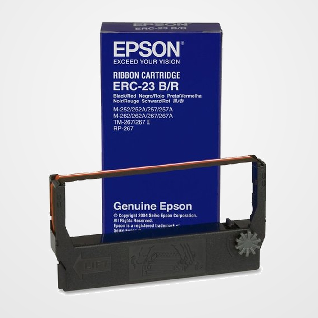 CINTA EPSON S015360 ERC-23B M-250/255/260/264/265/280 TM-267 NEGRO