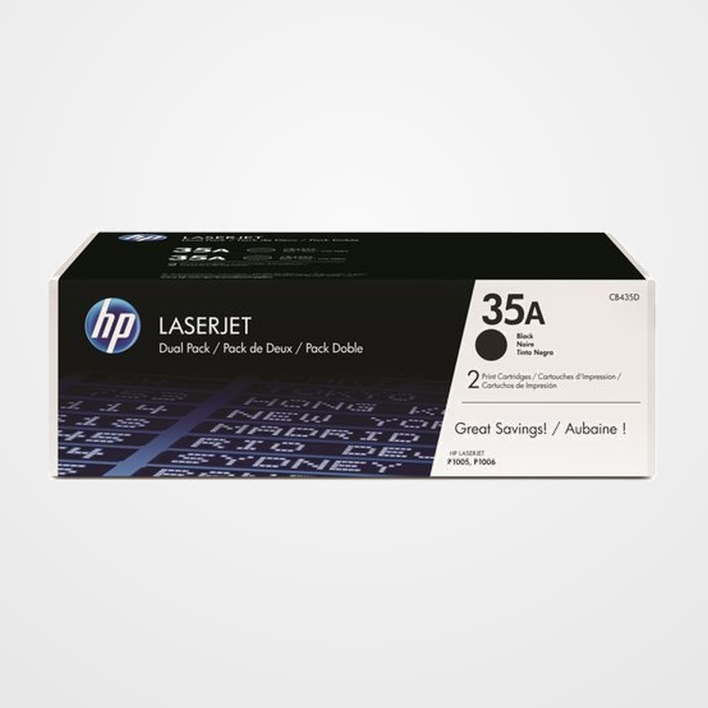 TONER HP Nº 35A CB435A LASERJET P1005/1006 NEGRO 1.500 PÁG.