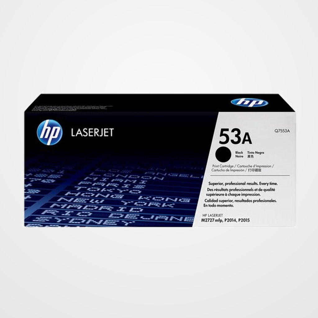 TONER HP Nº 53A Q7553A LASERJET 2015/2525 NEGRO 3.000 PÁG.