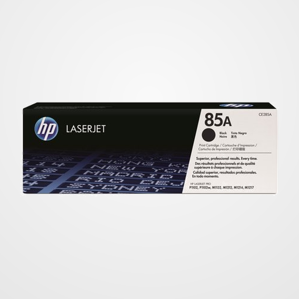 TONER HP Nº 85A CE285A LASERJET P1102/M1132MFP NEGRO 1.600 PÁG.