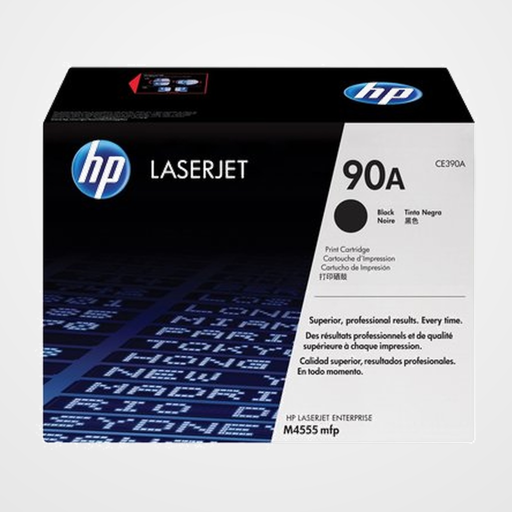 TONER HP Nº 90A CE390A LASERJET M4555MFP NEGRO 10.000 PÁG.
