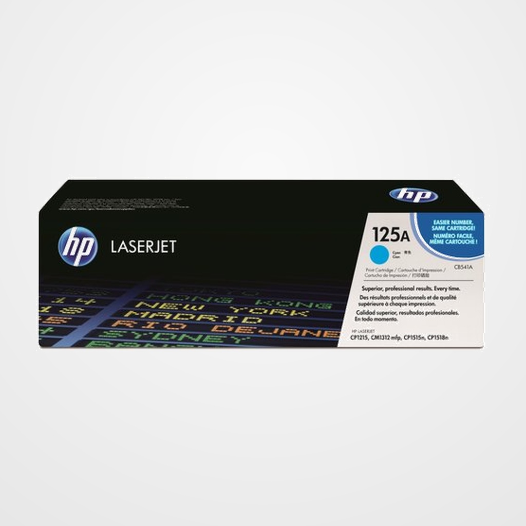 TONER HP Nº 125A CB541A LASERJET CP1210/1215/1510/1515/1518 CIAN 1.400 PÁG.