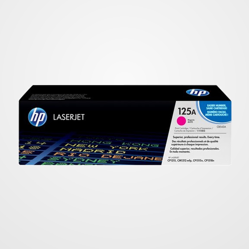 TONER HP Nº 125A CB543A LASERJET CP1210/1215/1510/1515/1518 MAGENTA  1.400 PÁG.