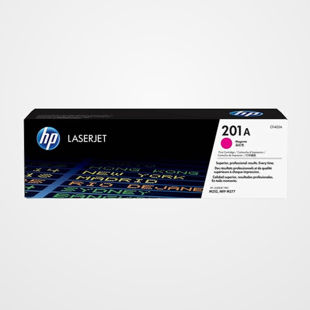 TONER HP Nº 201A CF403A LASERJET M252N/M252DN/M252DW/M277N/ M277DN/M277DW MAGENTA 1.400 PÁG.