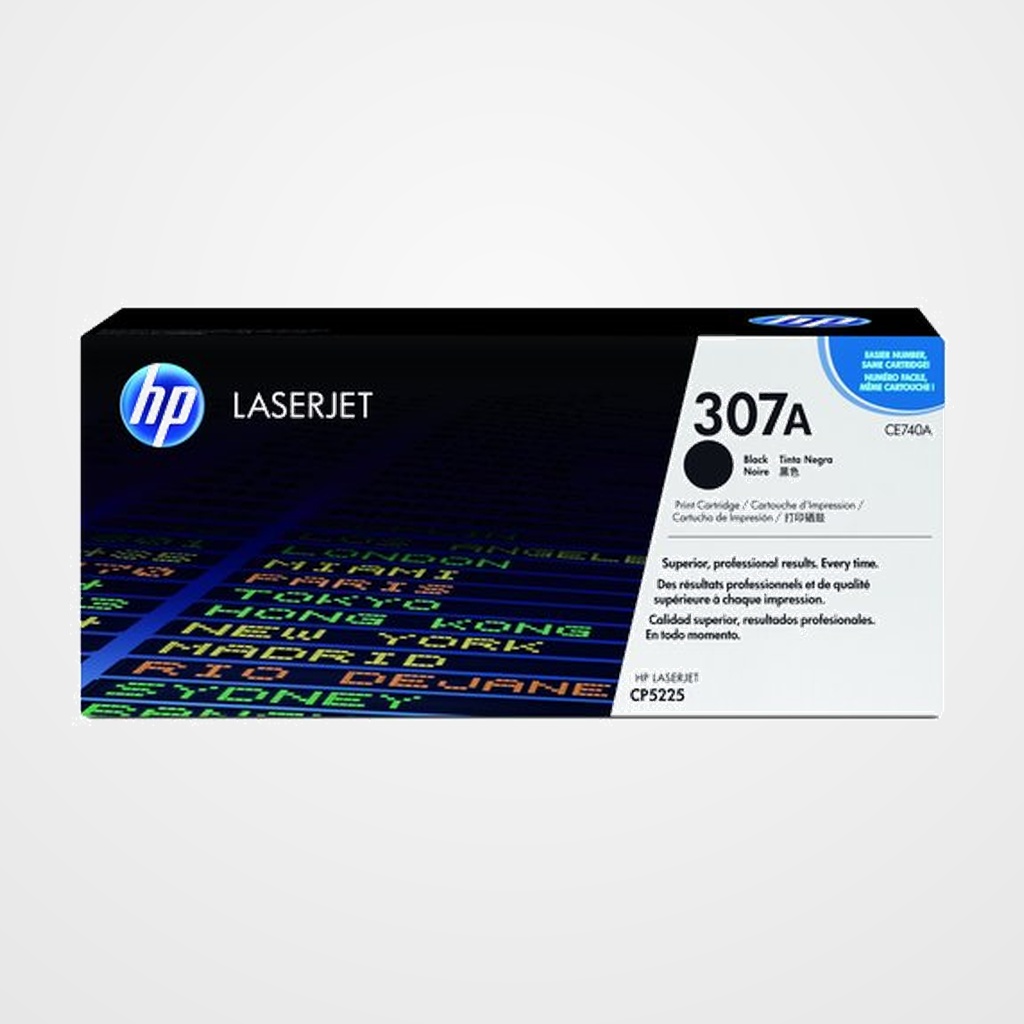 TONER HP Nº 307A CE740A LASERJET CP5225/CP5225N/CP5225DN NEGRO 7.000 PÁG.