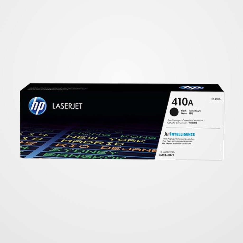 TONER HP Nº 410A CF410A LASERJET PRO M452DN/M452DW/M452NW, MFP M377DW/M477FDN/M477FDW/M477FNW NEGRO 2.300 PÁG.