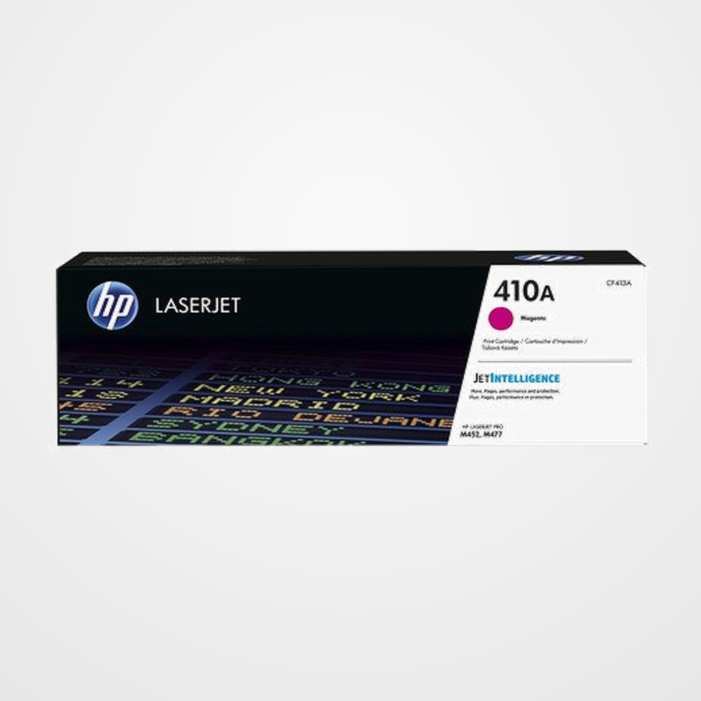 TONER HP Nº 410A CF413A LASERJET PRO M452DN/M452DW/M452NW, MFP M377DW/M477FDN/M477FDW/M477FNW MAGENTA 2.300 PÁG.