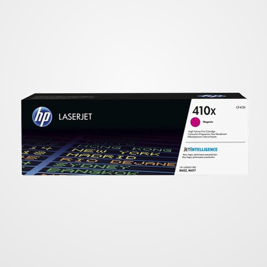 TONER HP Nº 410X CF413X LASERJET PRO M452DN/M452DW/M452NW, MFP M377DW/M477FDN/M477FDW/M477FNW MAGENTA 5.000 PÁG.