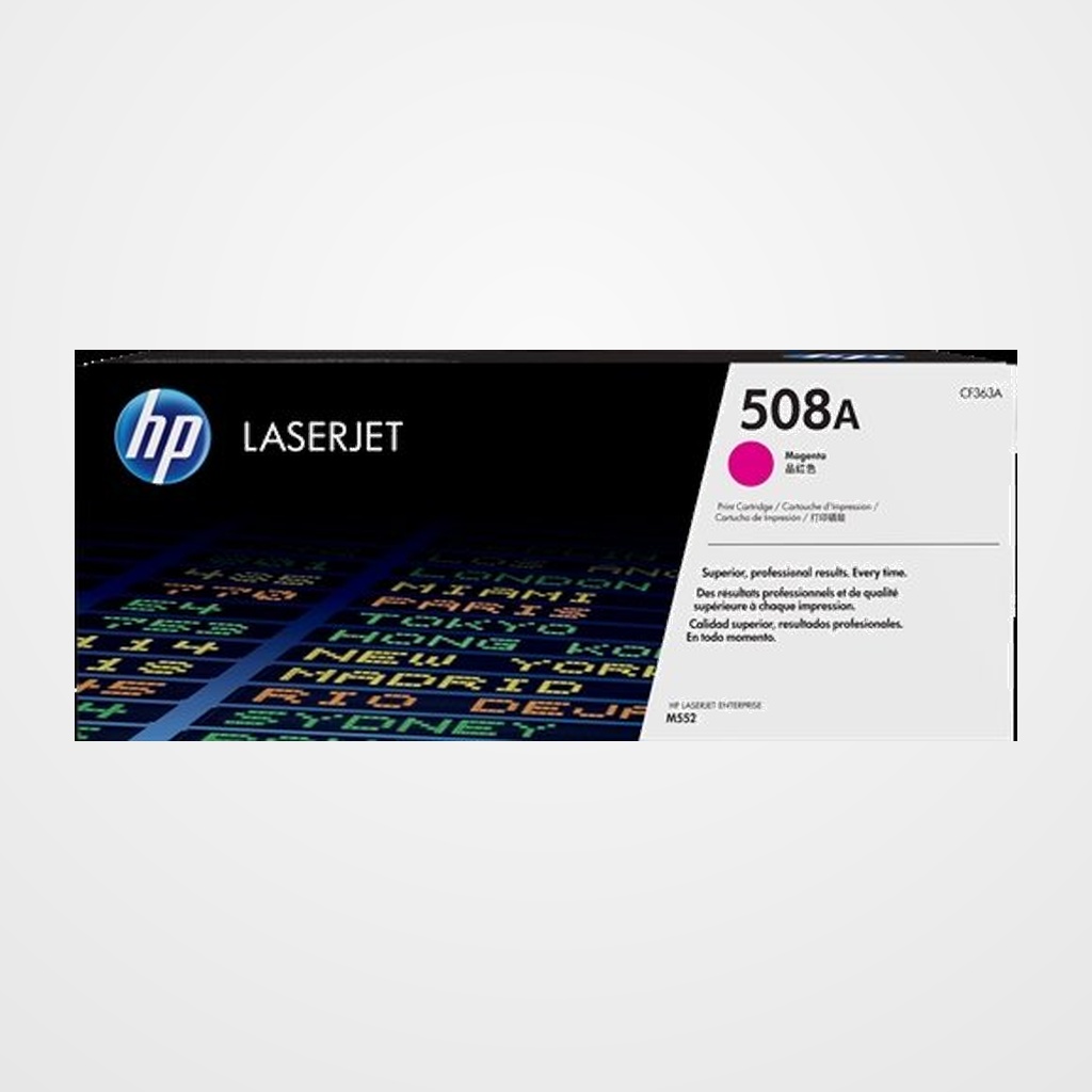 TONER HP Nº 508A CF363A LASERJET MFP-M552/553/577 MAGENTA 5.000 PÁG.